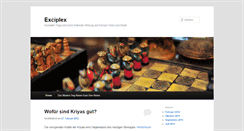 Desktop Screenshot of exciplex.de